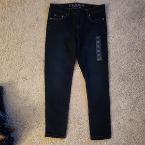 Aeropostale Black Skinny Jeans for Women